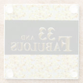 33誕生日 ガラスコースター (裏面)