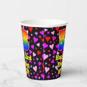 33誕生日:愛するハートパターン, Rainbow 33 紙コップ (右)
