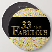 33誕生日 缶バッジ (正面&裏面)