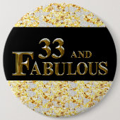 33誕生日 缶バッジ (正面)