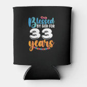 33賛美年間の神による誕生日 缶クーラー (正面)