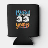 33賛美年間の神による誕生日 缶クーラー (裏面)