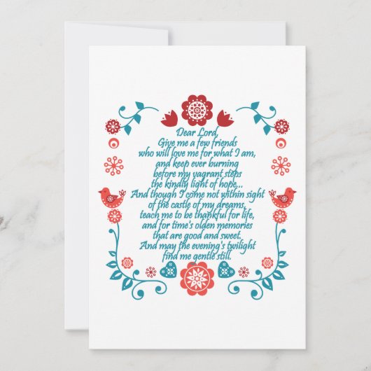 33賛美歳 招待状 (正面)