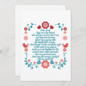 33賛美歳 招待状 (正面/裏面)