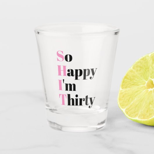 330歳の誕生日パーティー ショットグラス (正面)