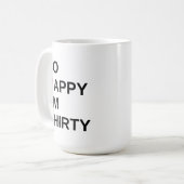 330歳の誕生日プレゼントをプレゼント コーヒーマグカップ (正面左)