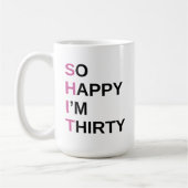 330歳の誕生日プレゼントをプレゼント コーヒーマグカップ (左)