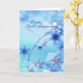 3315 ハッピーファーストアニバーサリー カード (黄色い花)