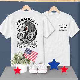 331 Wolf PackエアフォースBMT卒業ライトカラー Tシャツ