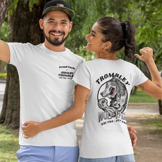 331 Wolf PackエアフォースBMT卒業ライトカラー Tシャツ