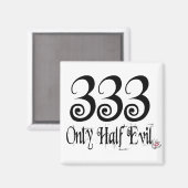 333のみ半分の悪 マグネット (正面/裏面)