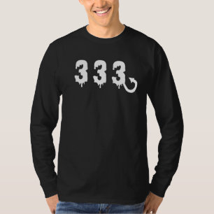 333エンジェルナンバーズオンリーハーフ悪ゴシックEガール Tシャツ