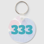 333エンジェル番号指導支援表示 キーホルダー (裏面)