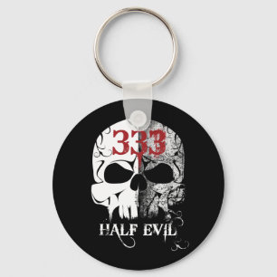 333半分の邪悪なKeychain キーホルダー