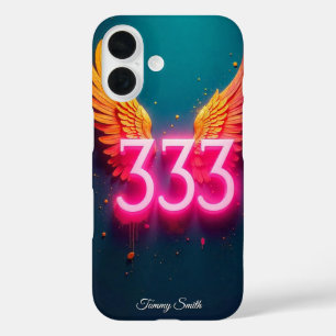 333天使の番号表示 – エネル前向きギー iPhone 16ケース