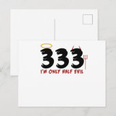 333私は半悪のハロウィンだ ポストカード (正面/裏面)