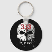 333 Half Evil Keychain キーホルダー (正面)
