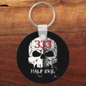 333 Half Evil Keychain キーホルダー (正面)