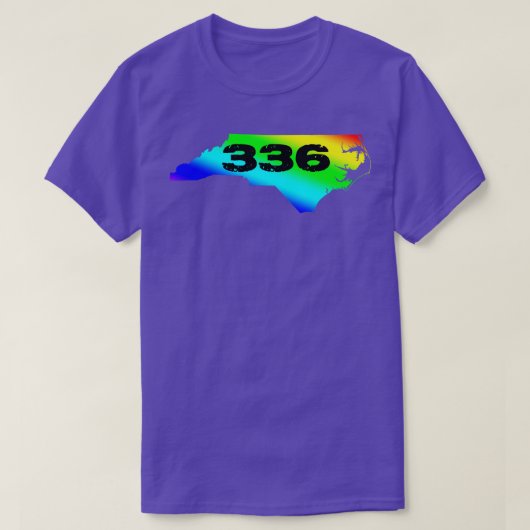 336レインボー Tシャツ (デザイン正面)