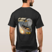 336th FSの殴打のワシw/Callの印 Tシャツ (裏面)