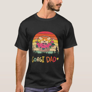 33 コーギー・ダッド・コーギー Tシャツ