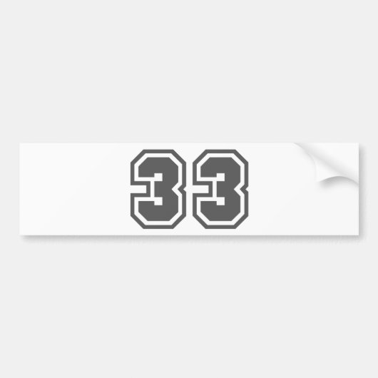33 バンパーステッカー (正面)
