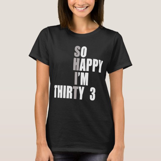 33 33誕生日 Tシャツ (正面)