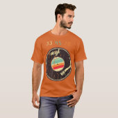 33 45 78ヴィンテージレトロレコードターンテーブル Tシャツ (正面フル)