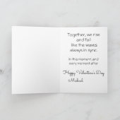 *~* 33 AP51ラブボートハートロマンチックバレンタイン シーズンカード (内部)