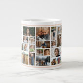 33 Photo Collage Best Grandma Ever ジャンボコーヒーマグカップ (正面)
