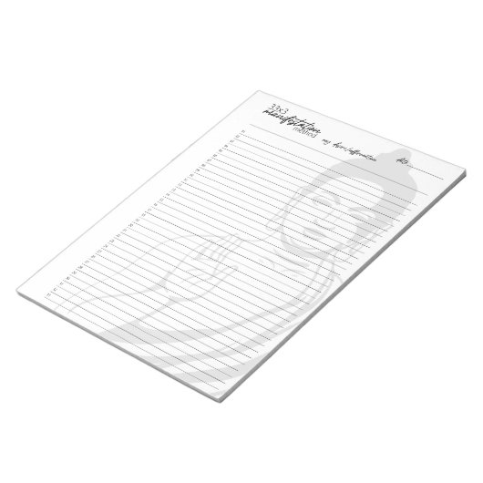 33x3顕現化法、引力法 ノートパッド (アングル)