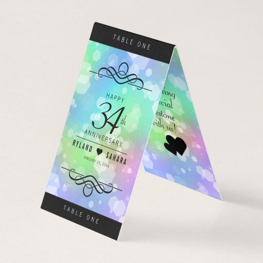 34エレガント周年記念結婚お祝い (正面)