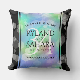 34エレガント周年記念結婚お祝い クッション
