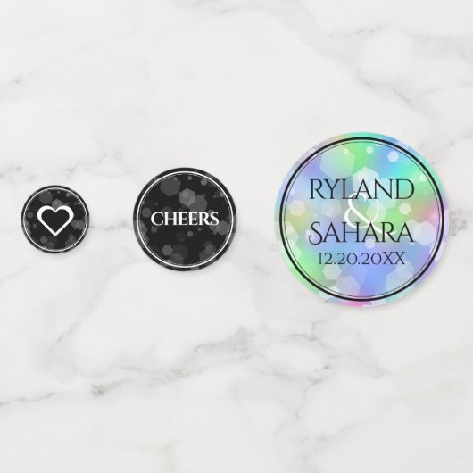 34エレガント周年記念結婚お祝い コンフェッティ (裏面)