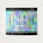 34エレガント周年記念結婚お祝い タペストリー (正面(横))