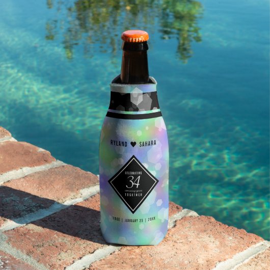 34エレガント周年記念結婚お祝い ボトルクーラー (インサイチュ プール)