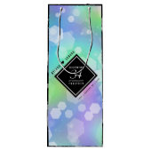 34エレガント周年記念結婚お祝い ワインギフトバッグ (裏面)