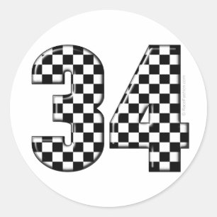 34オートレース番号 ラウンドシール