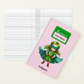 34人のスーパーヒーローキッズ 女の子 文房具 学生 ノートブック (内側)