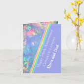 34周年結婚オパール カード (黄色い花)