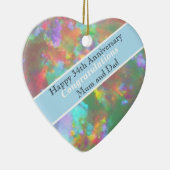 34周年結婚オパール セラミックオーナメント (右)