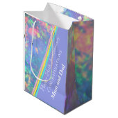 34周年結婚オパール ミディアムペーパーバッグ (正面アングル)