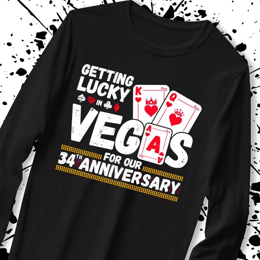 34周年記念結婚- Cooles Las Vegas Trip Tシャツ