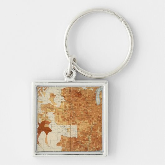 34宗派の割合1890年 キーホルダー (正面)