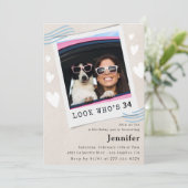 34歳の誕生日を迎えた人 招待状 (スタンド正面)