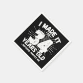 34歳皮肉ミームおもしろい34誕生日 スタンダードカクテルナプキン (角)