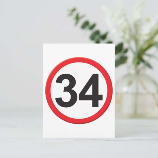 34歳 ポストカード (スタンド正面)