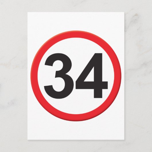 34歳 ポストカード (正面)