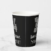 34番目の誕生日—インスパイアアールデコ検索「34」 +名前 紙コップ (右)