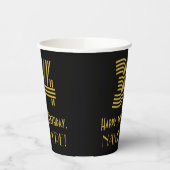 34番目の誕生日:インスパイアアールデコ「34」の検索と名前 紙コップ (左)